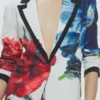 Shop Now Women Floral Boyfriend Blazer Oversized Printed Jacket