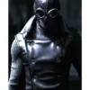 Spider Noir Double Breasted Leather Vest