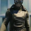 Spider Noir Double Breasted Leather Vest