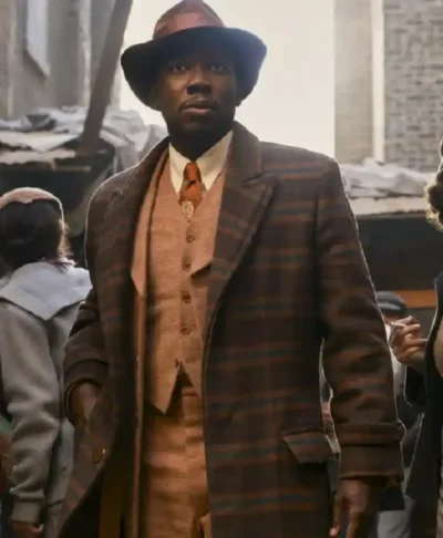 Spider Noir S01 Robbie Robertson Plaid Coat