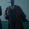 Spider Noir red wool coat