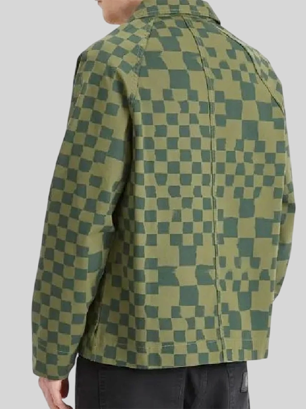 Stephen Kalyn Off Campus S01 Green Printed Jacket