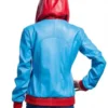 Supergirl Hoodie Leather Jacket