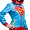 Supergirl Hoodie Leather Jacket