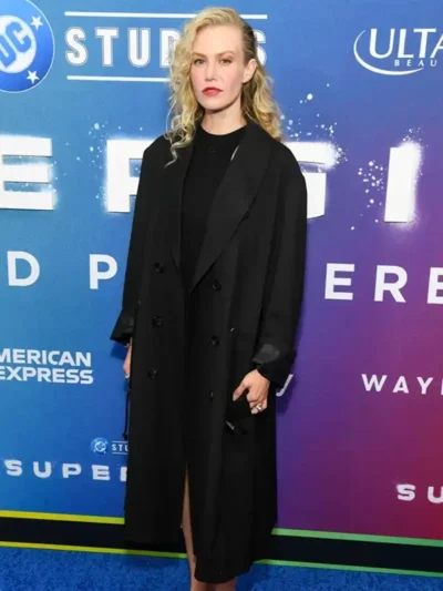 Supergirl World Premiere Penelope Mitchell Trench Coat