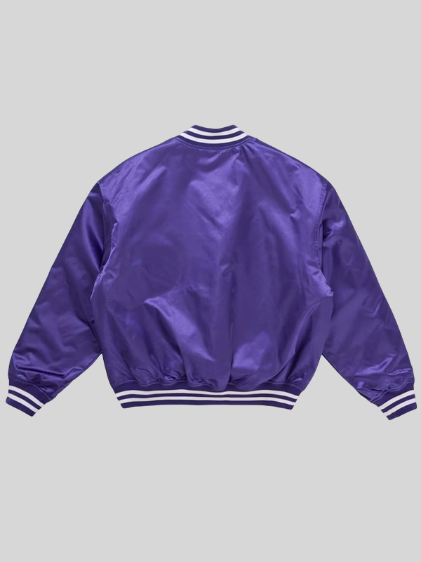 Supreme x Champion Satin Varsity Graphic Jacket