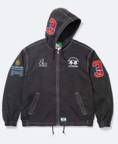 Supreme x La Martina Black Hooded Jacket