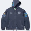 Supreme x La Martina Blue Hooded Jacket