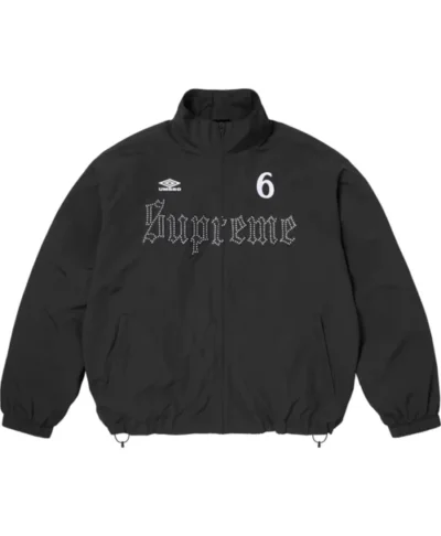 Supreme x Umbro Rhinestone Yellow Track Jacket