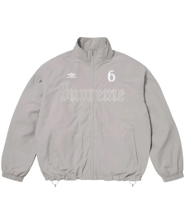 Supreme x Umbro Rhinestone Yellow Track Jacket