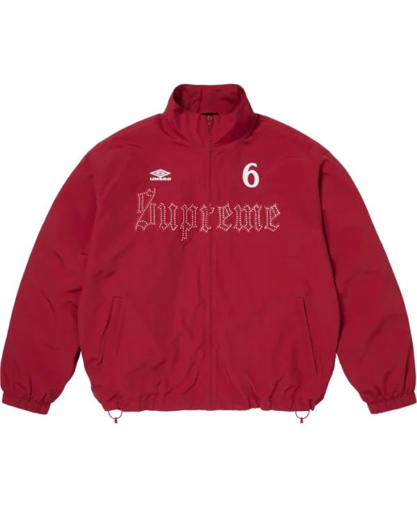 Supreme x Umbro Rhinestone Yellow Track Jacket