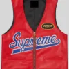 Supreme x Vanson Spider Web Leather Vest