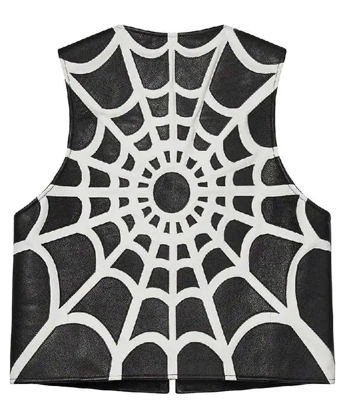 Supreme x Vanson Spider Web Leather Vest