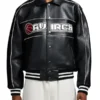 Te-Hina Paopao Black Avirex Basketball Jacket