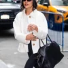 Tessa Thompson NYC 2026 White Jacket