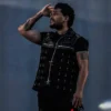 The Weeknd Copenhagen Night 2 Studded Black Leather Vest