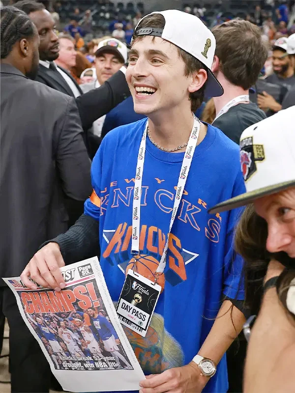Timothée Chalamet Knicks Game 5 Tee