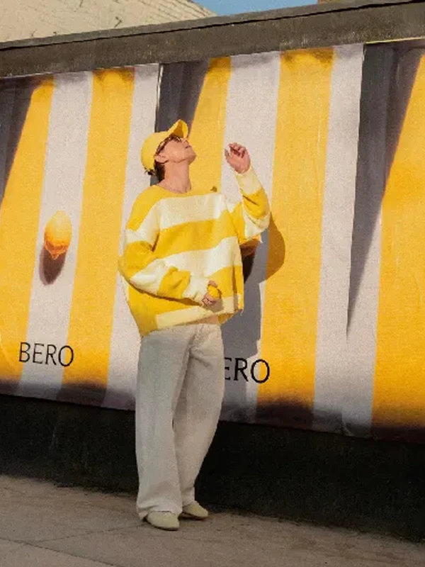 Tom Holland Striped Crewneck