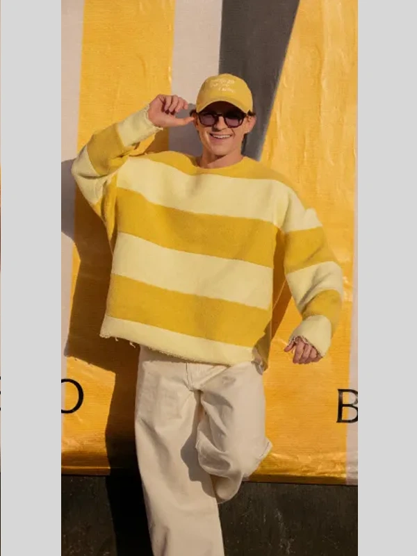 Tom Holland Striped Crewneck