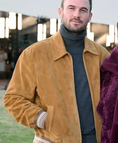 Tommy Paul London Fashion Week Suede Jacket