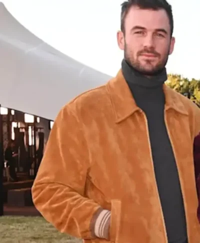 Tommy Paul London Fashion Week Suede Jacket