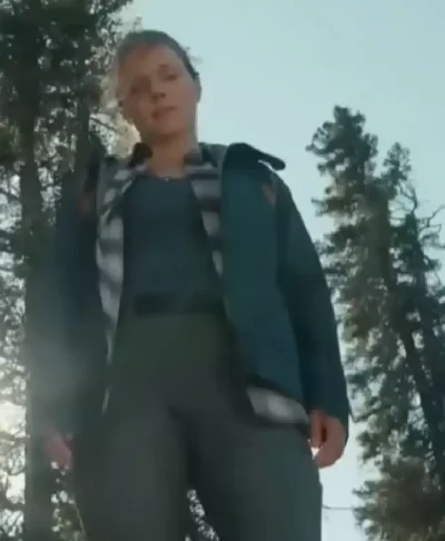Tracy Spiridakos Anna Pigeon Blue Jacket