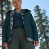 Tracy-Spiridakos-TV-Series-Anna-Pigeon-S01-Anna-Pigeon-Blue-Cotton-Jacket-
