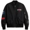 UFC Freedom 250 Black Full-Zip Bomber Jacket