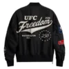 UFC Freedom 250 Black Full-Zip Bomber Jacket