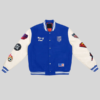 US Soccer x DC Superman Blue Varsity Jacket