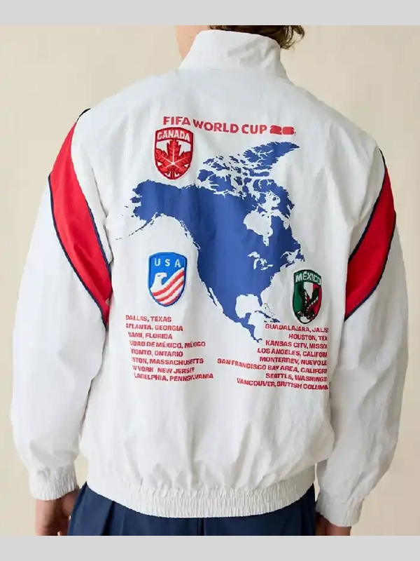USA FIFA 2026 White Track Jacket