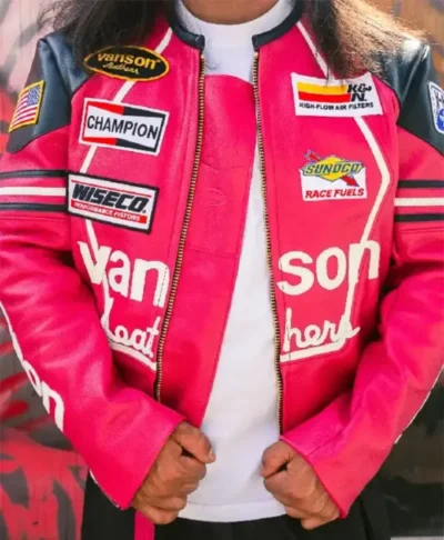 Vanson Leather Prominent Motorcycle Star Jacket