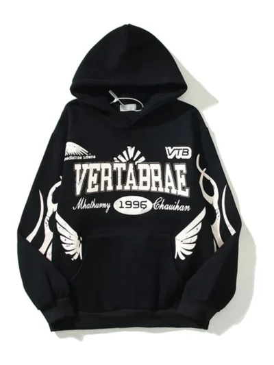 Vertabrae Black Hoodie