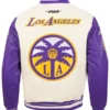 WNBA 30 Years LA Sparks Varsity Jacket