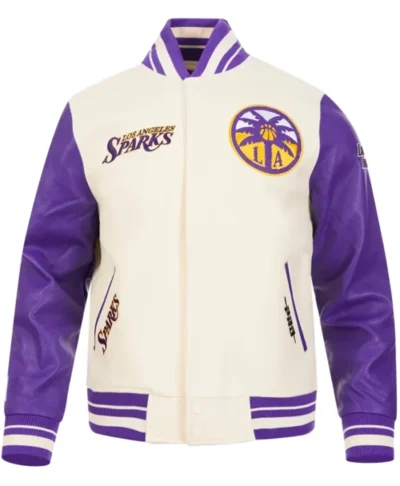 WNBA 30 Years LA Sparks Varsity Jacket