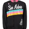 Warm Up San Antonio Spurs Black Jacket