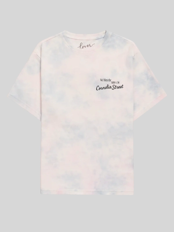 We Bless The Rains On Cornelia Street Tie Dye Tee
