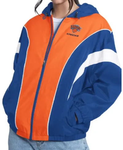 Whoopi Goldberg NY Knicks Colorblock Jacket