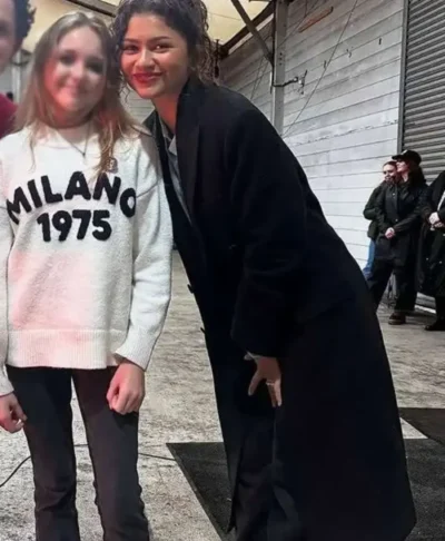 Zendaya Spider-Man Brand New Day 2026 Black Coat