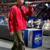 buy Justin Bieber NHL Draft Maple Leafs Red Jacket