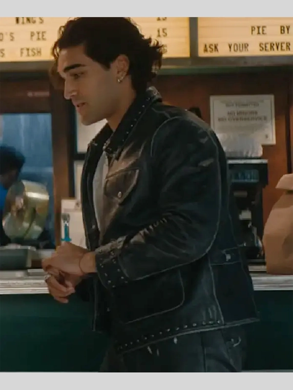 buy Off Campus S01 Josh Heuston Black Leather Jacket