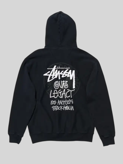 buy Stussy x OL Buana Black Hoodie