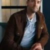 buy Will Forte Sunny Nights S01 Suede Leather Jacket