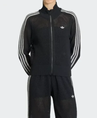 buy now Adidas 2026 Knitted Crochet Firebird Track Jacket