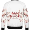 buy now BTS Cherry Blossom White Bomber Jacket