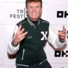 buy now Cal Dodd WOLVERINE X-Men 97 Green Letterman Jacket