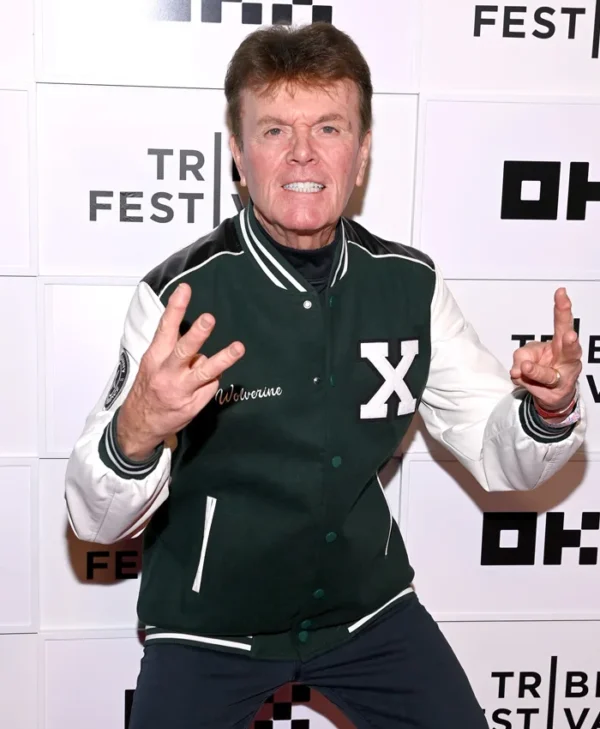 buy now Cal Dodd WOLVERINE X-Men 97 Green Letterman Jacket