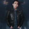 buy now Calvinklein Jung Kook Leather Jacket