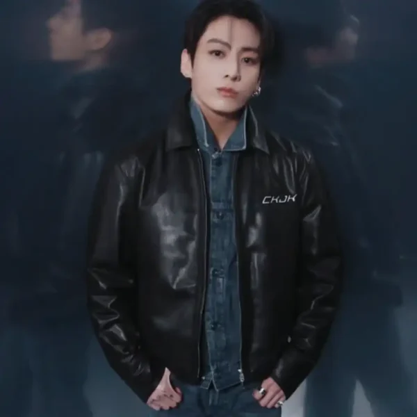 buy now Calvinklein Jung Kook Leather Jacket