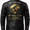 buy now FIFA 2026 World Cup Black Leather Jacket